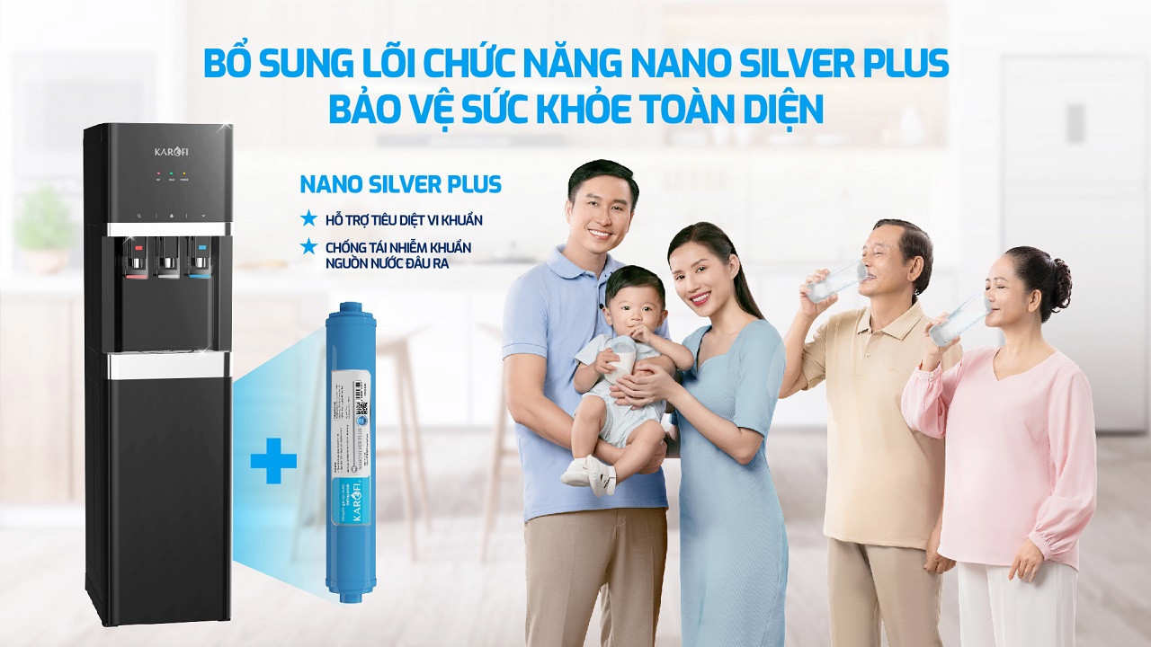Cây nước nóng lạnh Karofi HCV208B